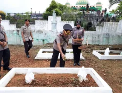 Mengenang Jasa Parah Pahlawan Polres Bintan Melaksanakan Upacara Serta Tabur Bunga Dalam Rangka Memperingati Hut Bhayangkara ke 72