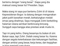 Juara Dunia Lomba Lari(Lalu Muhammad Zohri) Bangga Bertemu Presiden