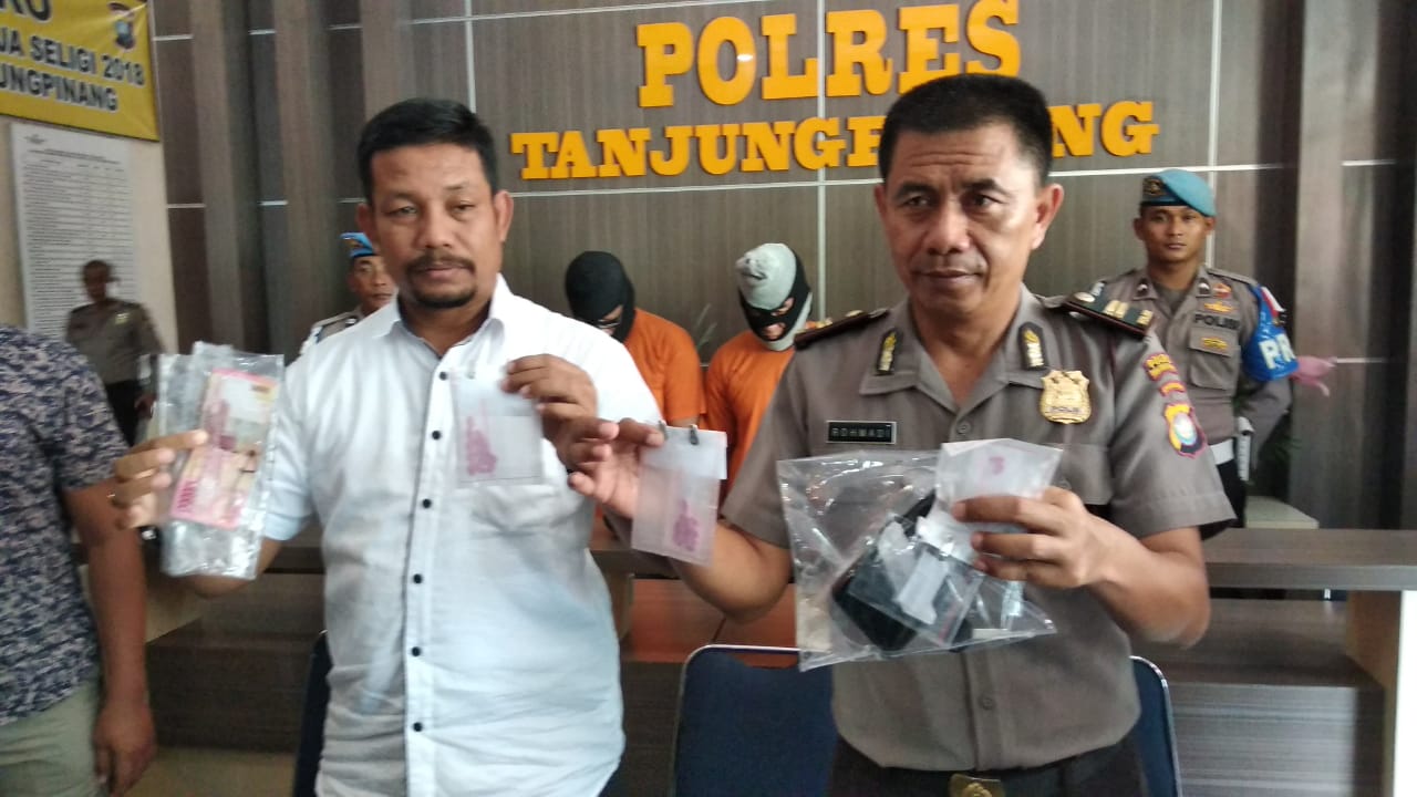 Tiga Pengedar Pil Ekstasi Spesialis THM di Tanjungpinang Ditangkap