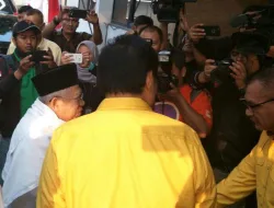 Setelah ke PPP, Ma’ruf Amin Kunjungi Kantor DPP Partai Golkar