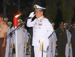 Danlantamal IV Pimpin Upacara Malam Renungan Suci