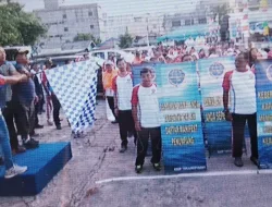 Peringati Hari Perhubungan Nasional 2018, KSOP Kelas II Tanjungpinang Gelar Jalan Sehat Bertabur Doorprize