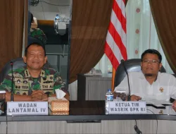 Wasrik BPK RI Kunjungi Lantamal IV Selama Empat Hari