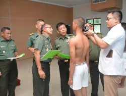 15 Calon Bintara Prajurit Karir TNI AD Ikut Seleksi di Medan