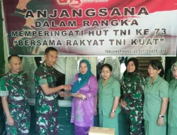 Kodim Bintan Anjangsana ke Rumah Warakauri