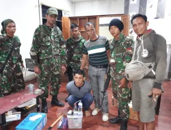 Ditengah Tugas Kemanusiaan, Yonif Raider-600/Mdg Tangkap Pengedar Narkoba di Kota Palu