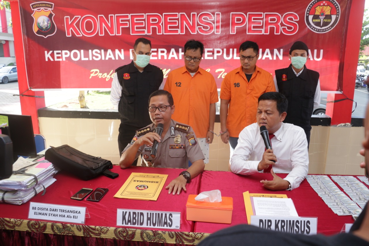 Kepala KSOP Pulau Sambu Batam Terjaring OTT Polda Kepri di Jakarta
