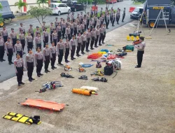 Gelar Apel Siaga Bencana, Polda Kepri Sebar Nomor Telepon SAR