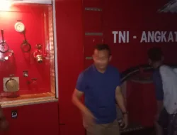 Lanal Ranai Turut Serta Bantu Padamkan Kebakaran Mesin PLN Natuna