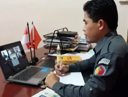 Bawaslu Vidcon, Tingkatkan Koordinasi ditengah Pencegahan Covid 19