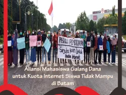 Aliansi Mahasiswa Galang Dana untuk Kuota Internet Siswa Tidak Mampu di Batam