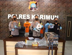 Polres Karimun ungkap kasus pencurian di 3 Wilayah yang berbeda   