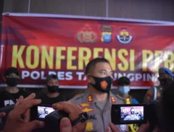 POLRES TANJUNGPINANG KONFRENSI PERS TINDAK PIDANA PENCURIAN DENGAN KEKERASAN