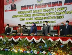 Ikuti Pilkada, Dua Anggota DPRD Kepri Resmi di PAW