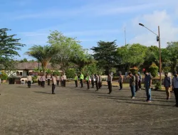 Rapat Pleno Terbuka Pasangan Calon Terpilih Bupati dan Wabup Bintan di jaga ketat Personil Polres Bintan