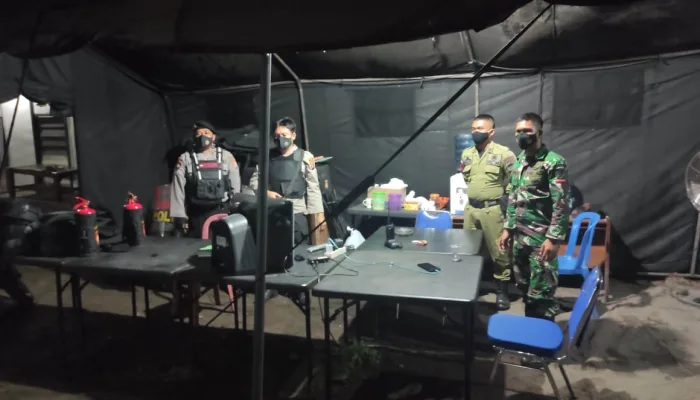 Team Patroli Rajawali Sambangi Kantor KPUD di Kobar