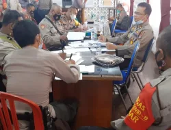 Para Kasium Polsek Jajaran Polres Kobar Mengikuti Pendalaman Materi oleh Tim Audit Kinerja Tahap I Itwasda Polda Kalteng