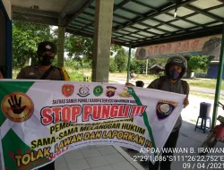 Bhabinkamtibmas Desa Rungun Aipda Wawan B Irawan Sosialisasikan Tolak Praktek Pungli Kepada Warganya
