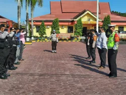 Polres Kobar Tingkatkan Kewaspadaan Dengan Apel Serah Terima Piket