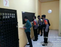 Serah Terima Tugas Jaga Pawas Cek Tahanan Dan Kontrol Kesehatan Tahanan
