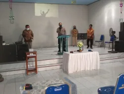 Aiptu HM Pasaribu Ingatkan Jemaat Gereja Patuhi Protokol Kesehatan