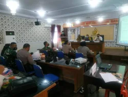 Polres Kobar Laksanakan Rapat Koordinasi Saber Pungli di Aula Satya Haprabu