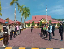 Perwira Pengawas Cek Kesiapan Personel Piket Fungsi Sebelum Melaksanakn Tugas