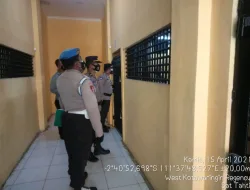 rutin Piket pawas lakukan pengecekan tahanan