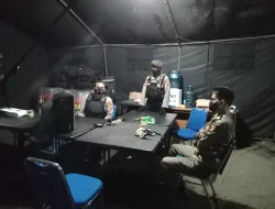 Kantor KPU Kobar, Polisi Datang