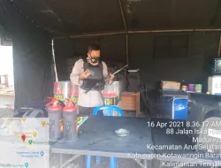 Pastikan Keamanan KPU , Anggota pos PAM KPU Laksanakan Patroli