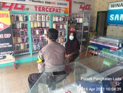 Anggota melaksanakan Sambang sekaligus menerapkan prokes