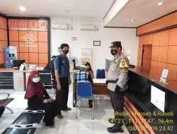 Bhabinkamtibmas Polsek Arsel Kel Mendawai Laksanakan PAM BLT