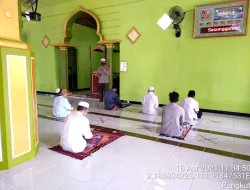 Aipda Ratno Lakukan Safari Jum’at Di Masjid Nurul Hikmah Kel Pangkut