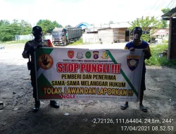 Sosialisasi Saber Pungli Kepada Warga Seputaran