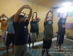 menjaga kesehatan dan kebugaran Tahanan