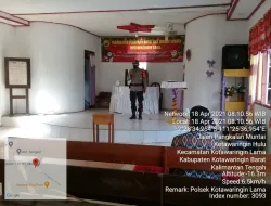 Kegiatan Ibadah Minggu umat Nasrani di gereja wilayah kecamatan Kotawaringin Lama