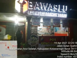 Patroli Team Rajawali Datang Ke Bawaslu