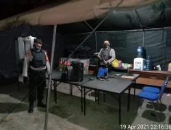 Team Patroli Rajawali Datangi KPUD