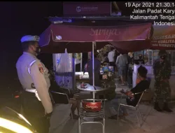 Pelanggaran Protokol Kesehatan covid 19 malam hari menurun