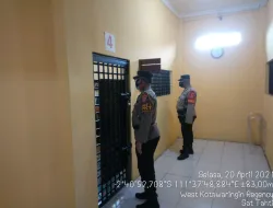 Piket pawas lakukan pengecekan tahanan