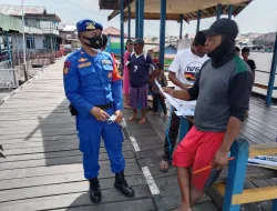 Maklumat Polda Kalteng di Bantaran Sungai
