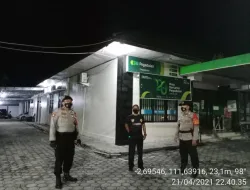 Polsek Arsel Rutin Patroli Ke Objek Vital Kantor Pegadaian Jl. Iskandar
