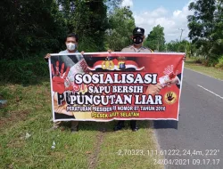 Terus, Polsek Arsel Sosialisasikan Saber Pungli