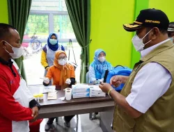 Bupati Karimun Tinjau Tempat Isolasi Mandiri & Tempat Vaksinasi Di Kundur