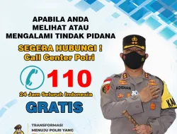 Ada Kejadian atau Kecelakaan Hubungi Polres Karimun melalui Call Centre Polri 110