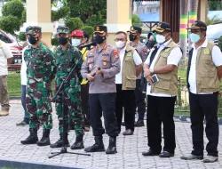 Polres Karimun bersama TNI dan Pemkab Karimun Gelar Apel Siaga Percepatan Penanganan Covid-19 Dan Percepatan Vaksinasi