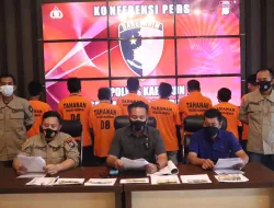 10 Orang diamankan Tim Bison Satreskrim Polres Karimun dalam Operasi Premanisme dan Saber Pungli