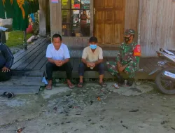 Babinsa Kodim 1002/HST Lakukan Pembinaan Teritorial Kepada Warga Binaan Dengan Komsos