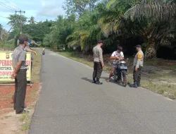 Polsek Sebangki Lakukan Giat Operasi Yustisi