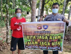 Anak Gadis Kecamatan Menjalin Tetap Mendukung Polisi Tumpas Korupsi